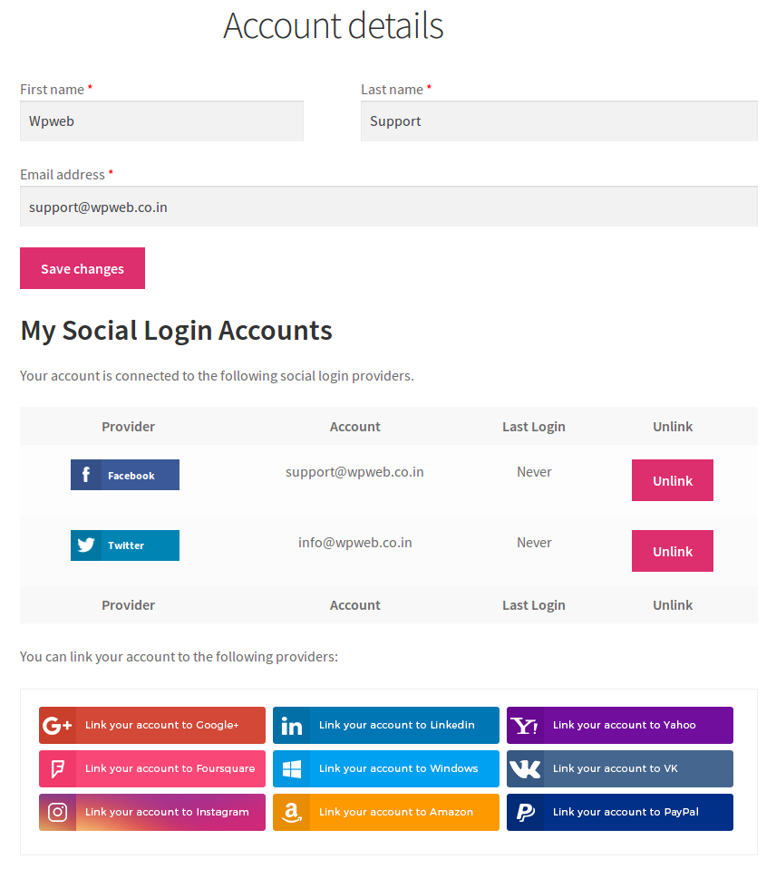 Provide Account Management Tools